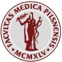 Logo lékařské fakulty v Plzni